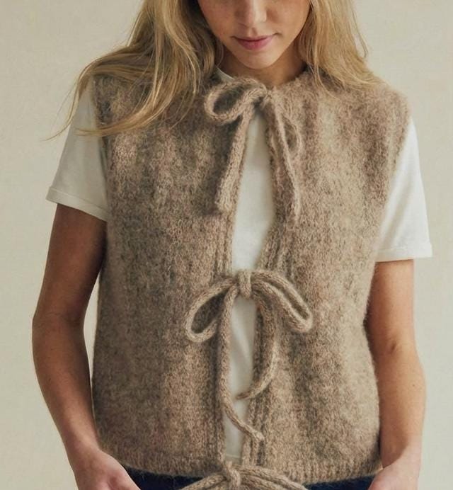 Trio Knit Vest