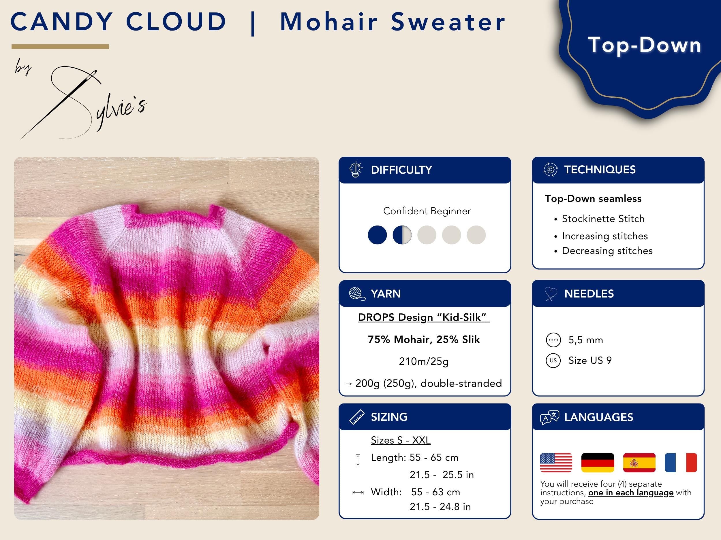 Candy Cloud Mohair Sweater