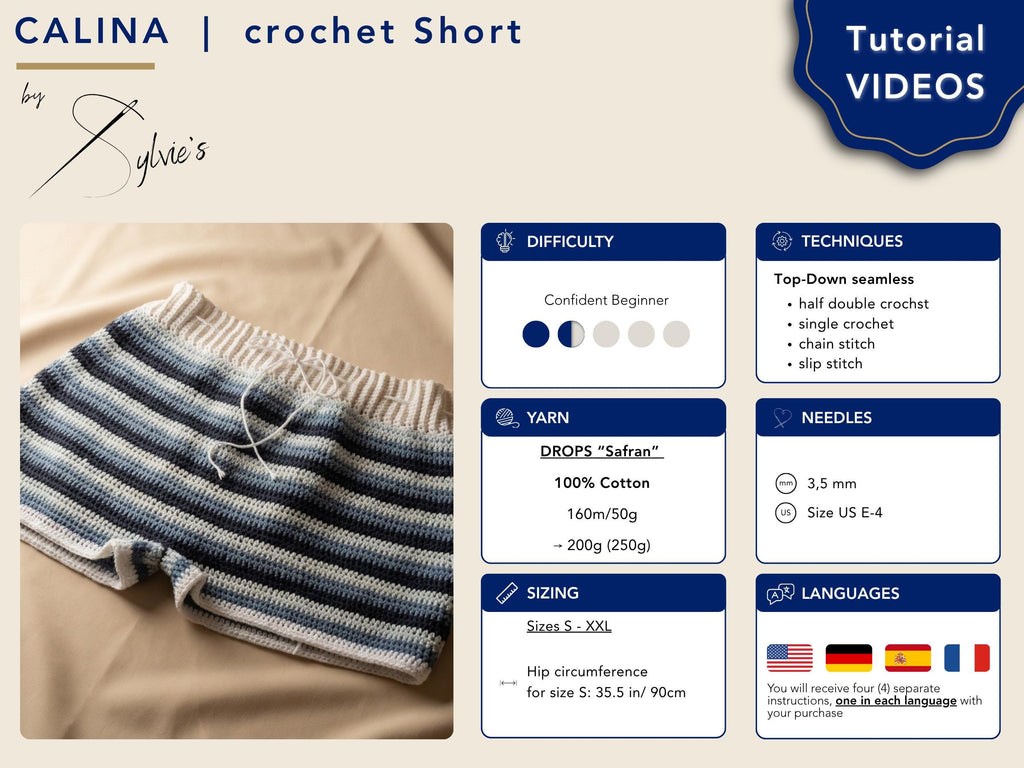 Calina Crochet Shorts