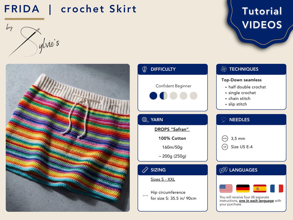 Frida Crochet Skirt