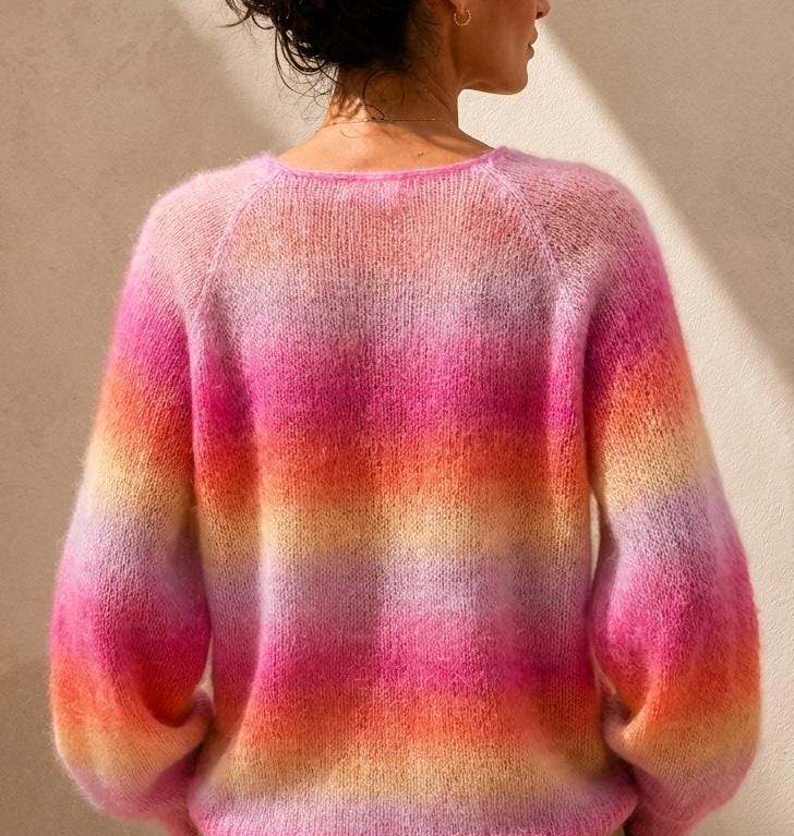 Candy Cloud Mohair Sweater