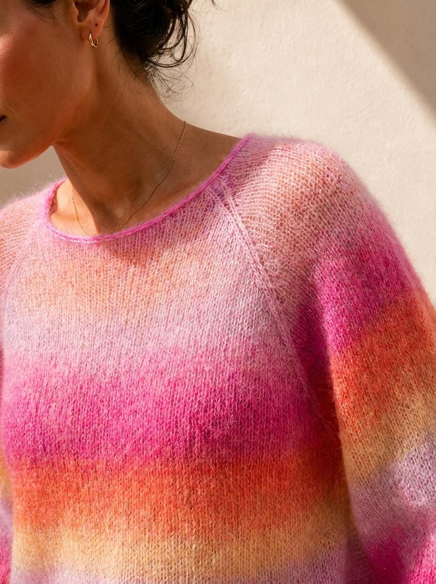 Candy Cloud Mohair Sweater