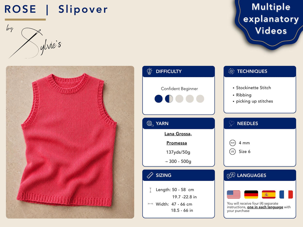Rose Knit Vest