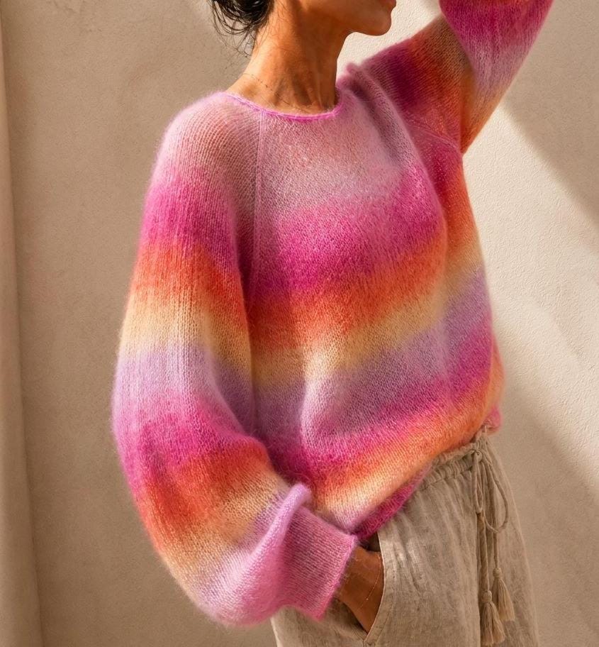 Candy Cloud Mohair Sweater