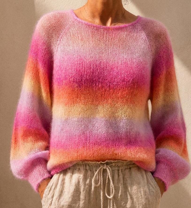 Candy Cloud Mohair Sweater